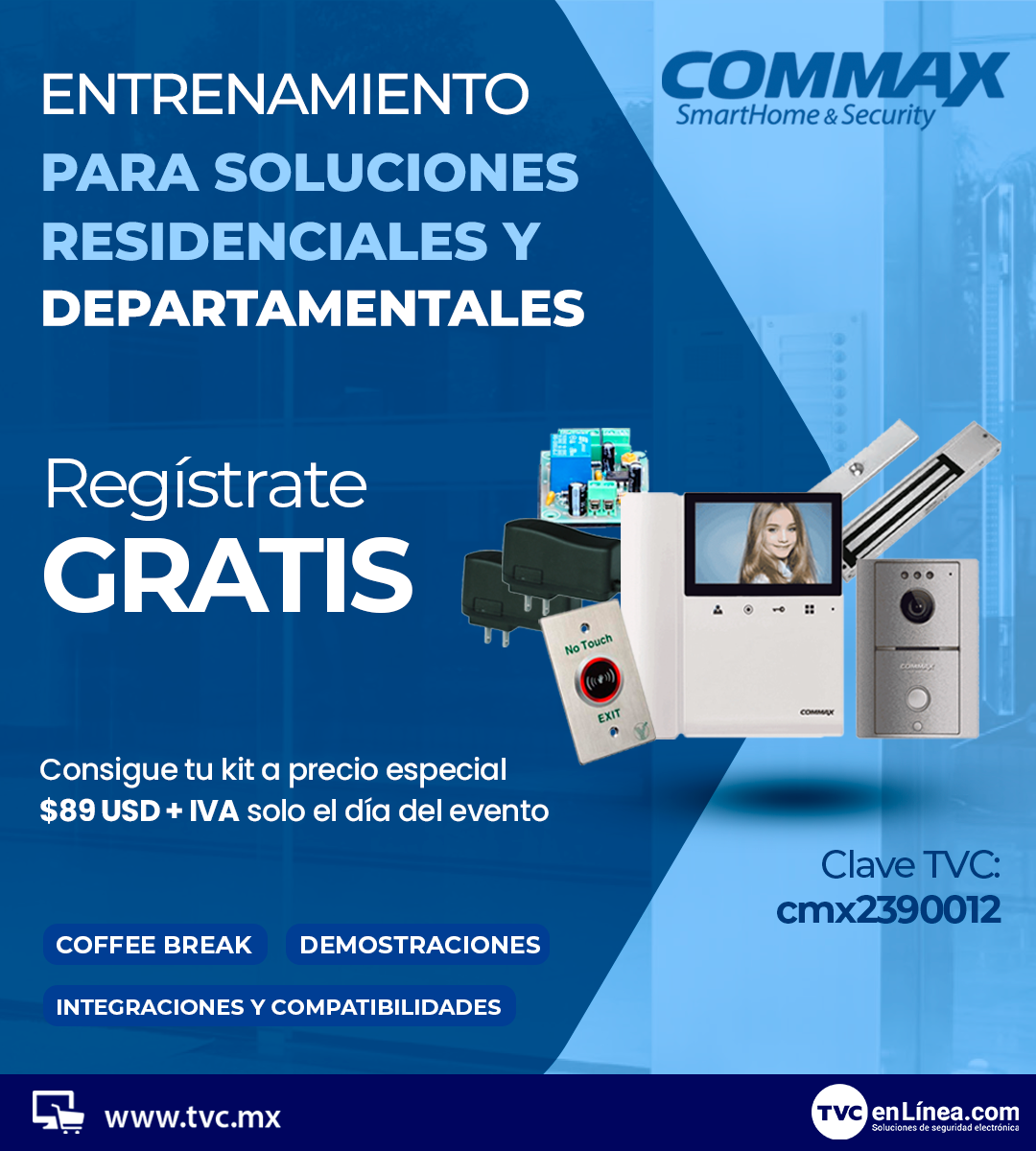 Roadshow Commax: Soluciones residenciales y departamentales