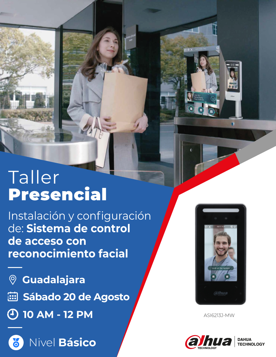 DAHUA Taller Presencial: Instalación y configuración de sistema de control de acceso con reconocimiento facial