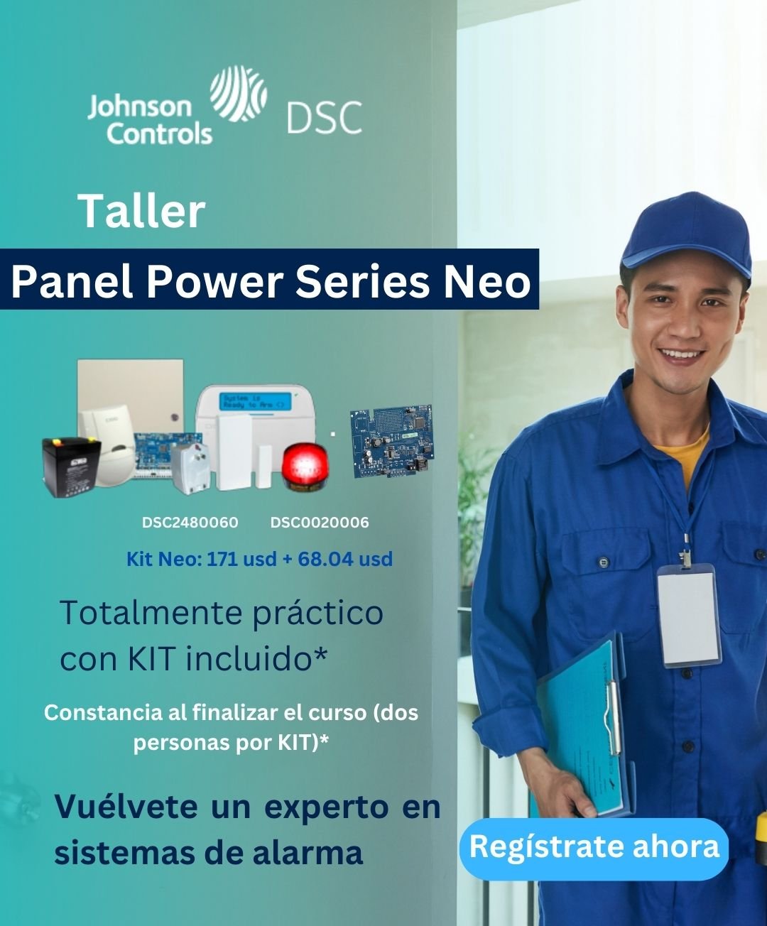 DSC Taller Configuración Básica del Panel Neo (2 días)