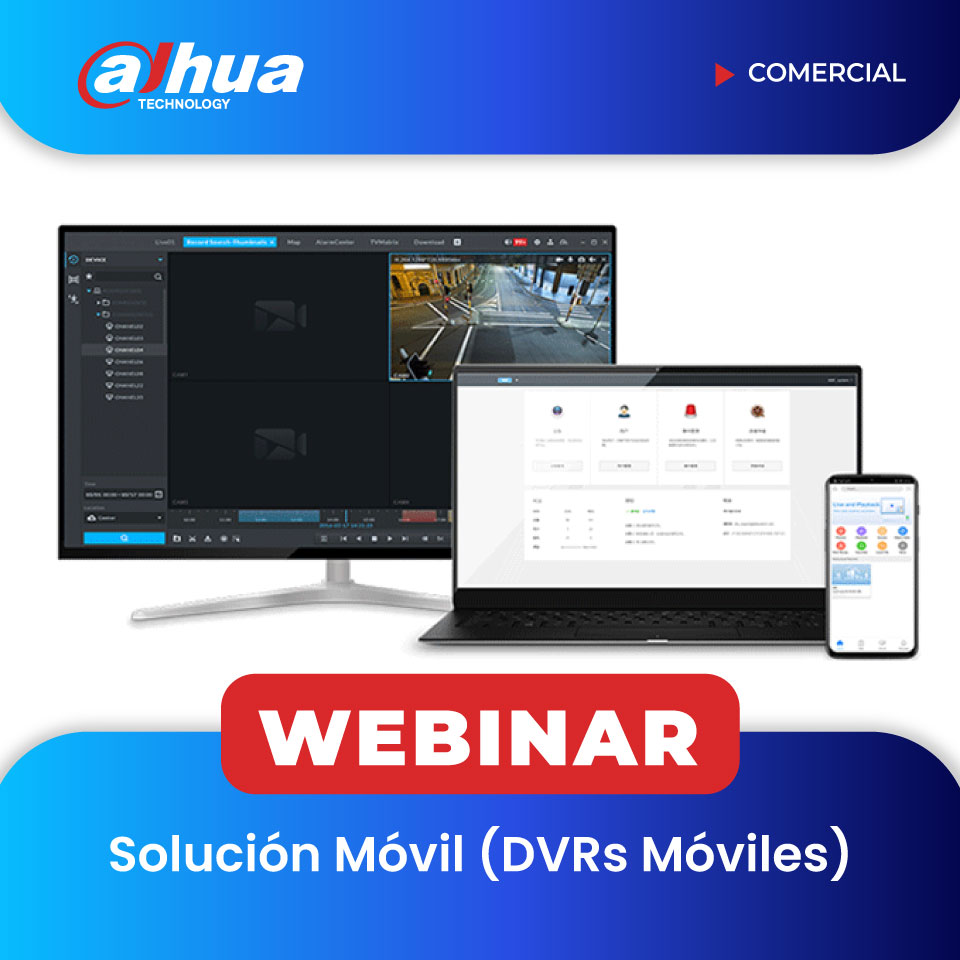 DAHUA: Solución Móvil (DVRs Móviles) (COMERCIAL)