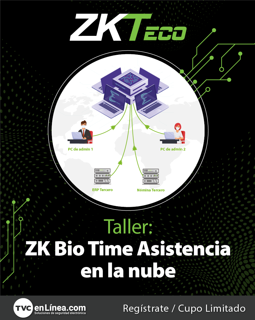 ZKTECO: ZK Bio Time Asistencia en la nube (1 día)