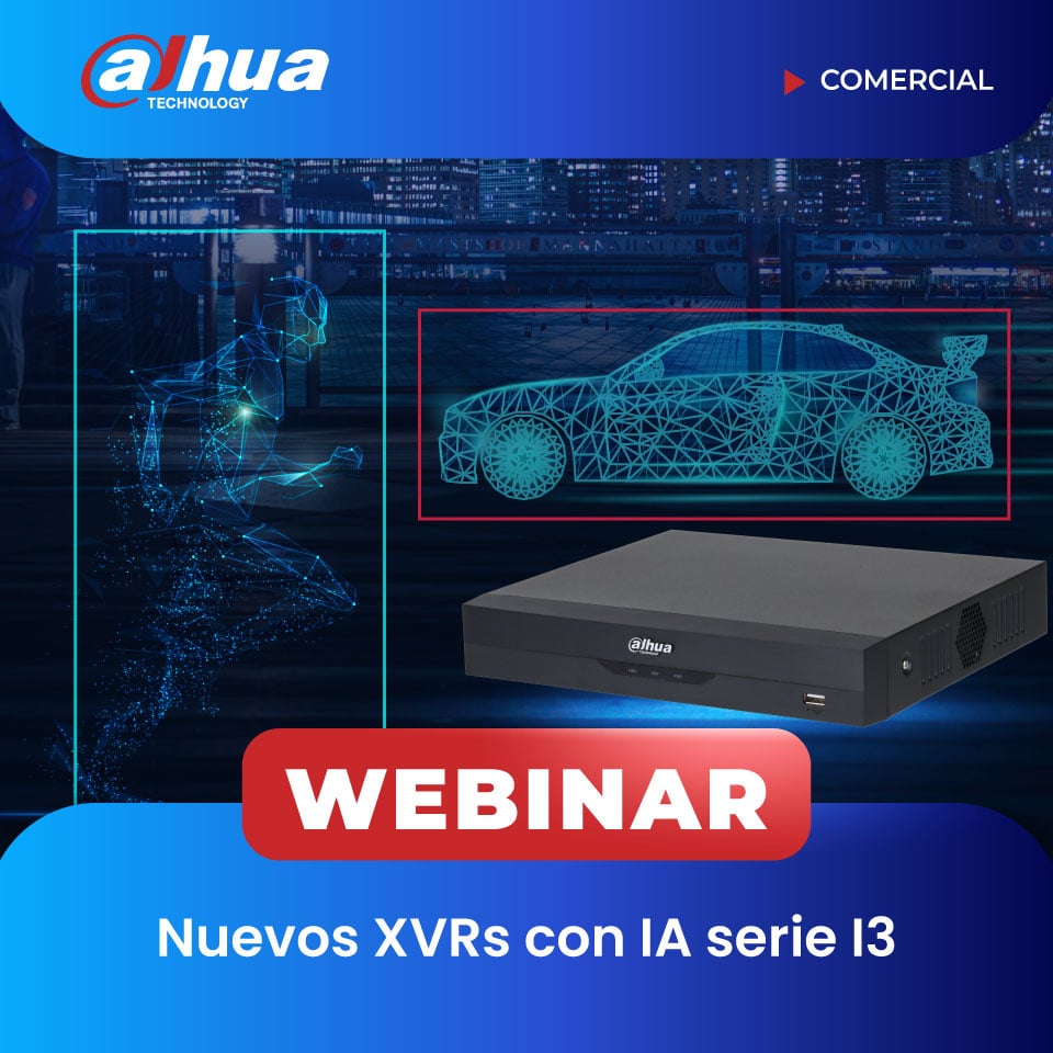 DAHUA: Nuevos XVRs con inteligencia artificial serie I3 (COMERCIAL)