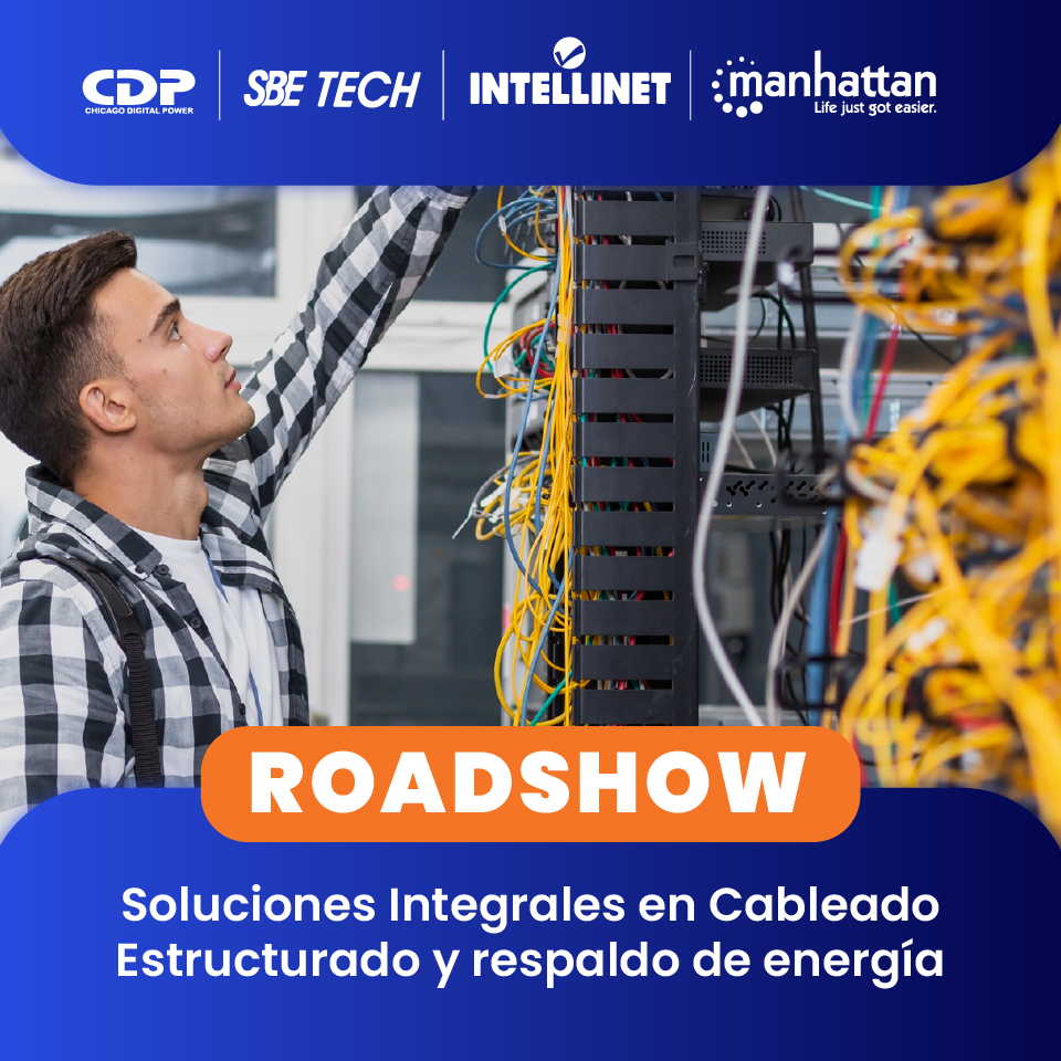 Roadshow: Soluciones integrales en cableado estructurado y respaldo de energía (1 día)