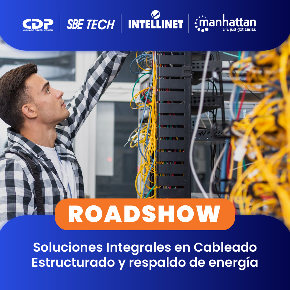 Roadshow: Soluciones integrales en cableado estructurado y respaldo de energía ( 1 día)