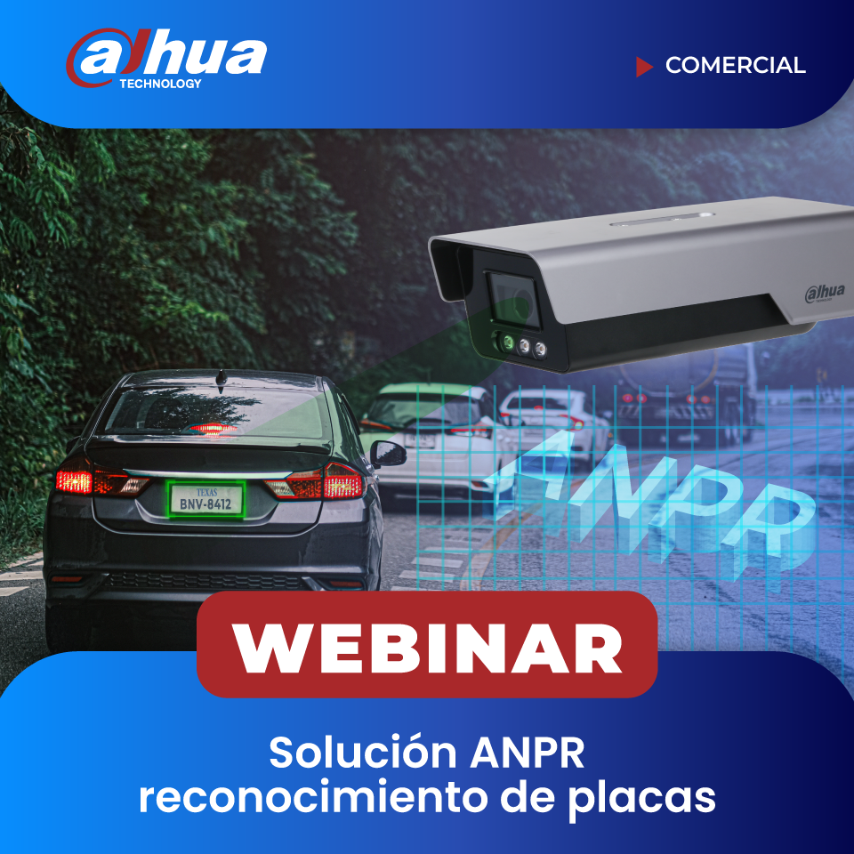 DAHUA: Solucion ANPR Reconocimiento de Placas (COMERCIAL)