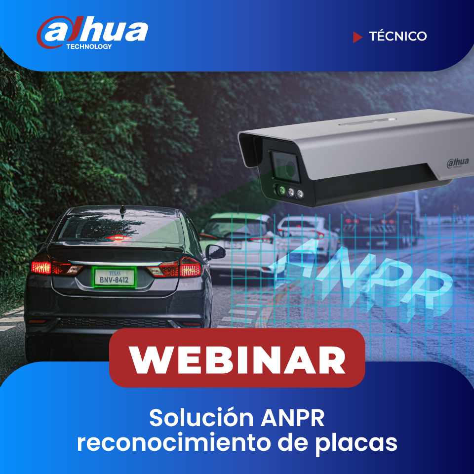 DAHUA: Solucion ANPR Reconocimiento de Placas (TÉCNICO)