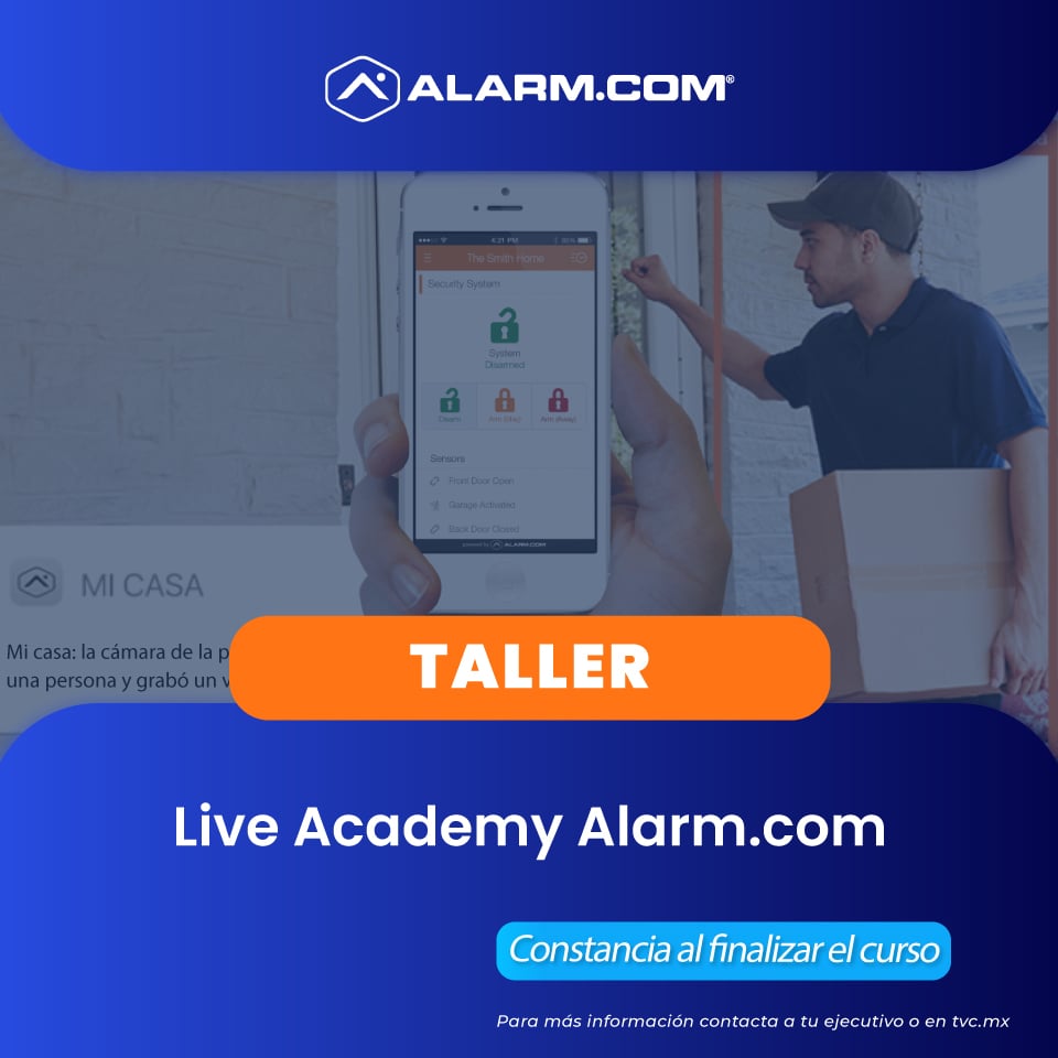 ALARMCOM: Live Academy Alarm.com (3 días)