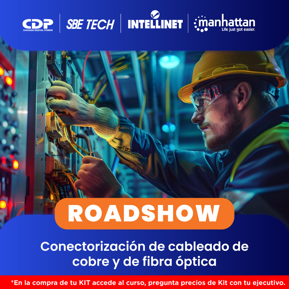 Roadshow: Conectorización de cableado de cobre y de fibra óptica (1 día)