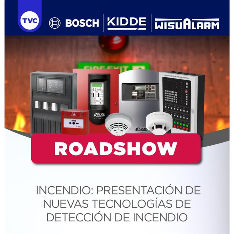 ROADSHOW INCENDIO | PRESENTACIÓN TÉCNICA COMERCIAL DE LAS SOLUCIONES DE DETECCIÓN DE INCENDIO PARA DIFERENTES VERTICALES DE NEGOCIO (1 DÍA)